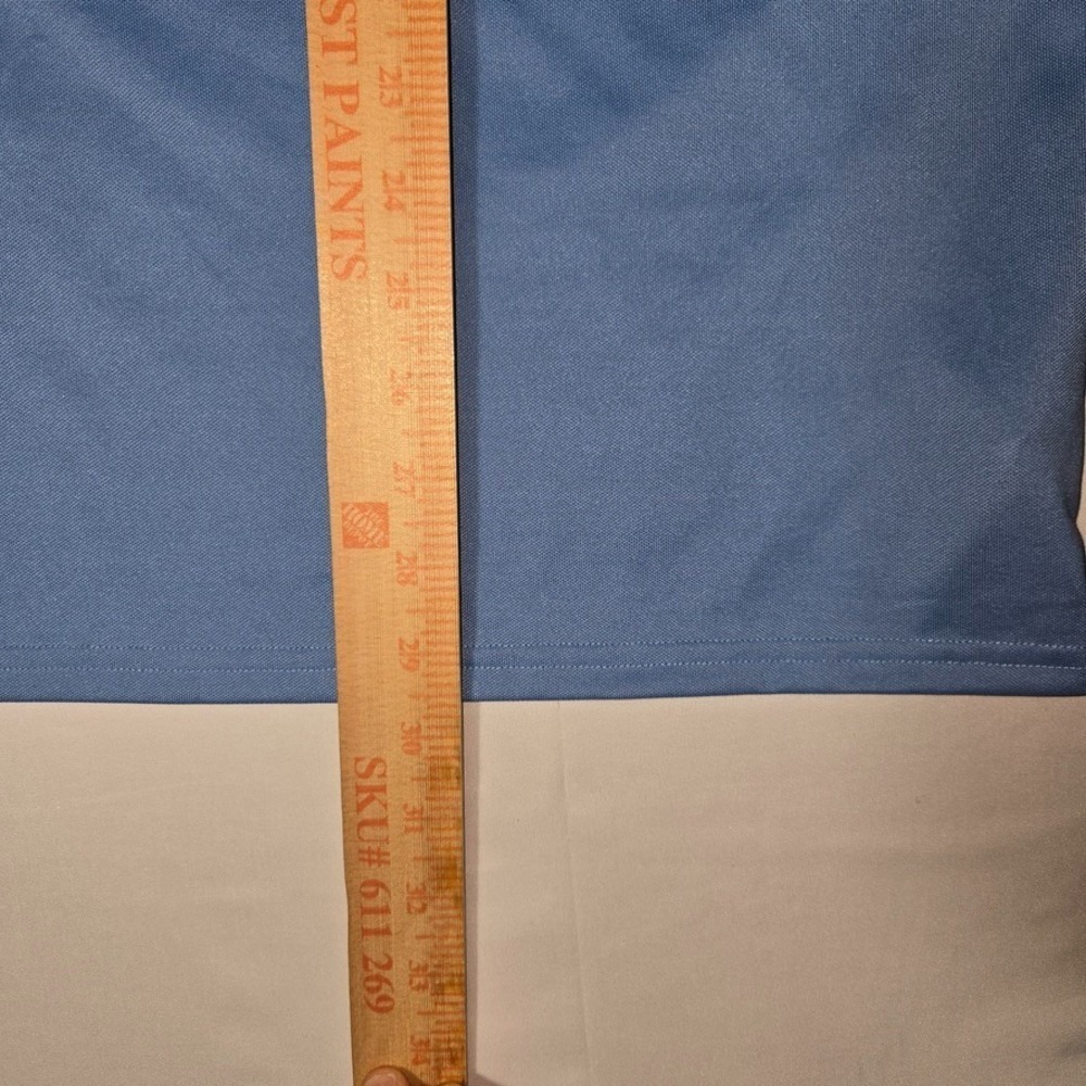 J.Lindeberg Stockholm Mens XL Golf Shirts Lot of 2 Blue White Polo Mock Neck Tee - Picture 6 of 13